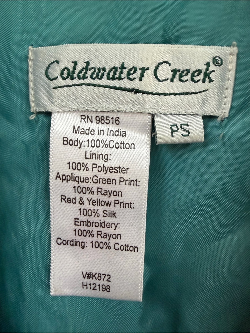 Coldwater Creek Embroidered Blue Denim Jacket - Women's - Picture 5 of 10